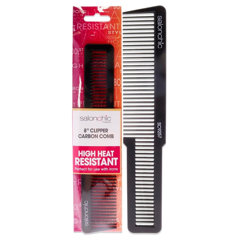 Scalpmaster Salonchic 8 Clipper Carbon Comb SC9257