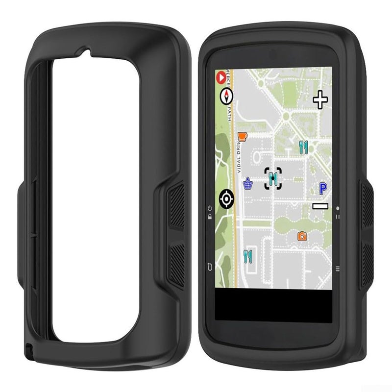 Shockproof Silicone Protective Case For Rider S810 Black Anti Drop Cover Textured Grip - Image 4