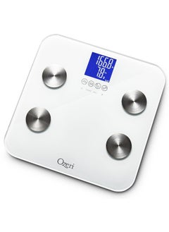 Ozeri Ozeri Touch 440 Lbs Total Body Weight Scale (Body Fat, Muscle, Bone, Weight & Hydration), Auto Recognition Bath Scale with Infant Tare  - Image 4