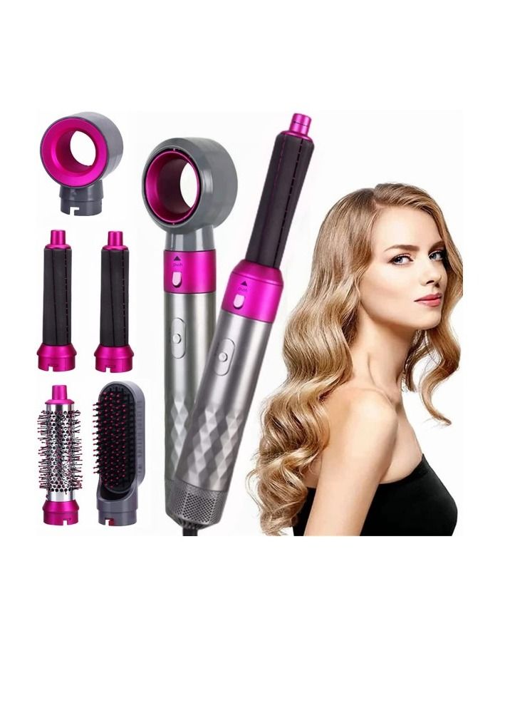 SOSEKO 5 In 1 Easy Curl Hair Styling Electric Blow Dryer Comb - Image 1