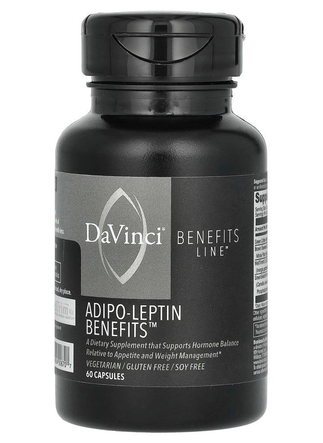 DaVinci Laboratories of Vermont - Benefits Line Adipo-Leptin Benefits 60 Capsules - Image 1