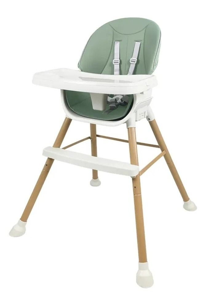 Baby - Adjustable Multifunctional Portable Foldable Dining Highchair With Removable Tray -Green 33-1051-14G - Image 1