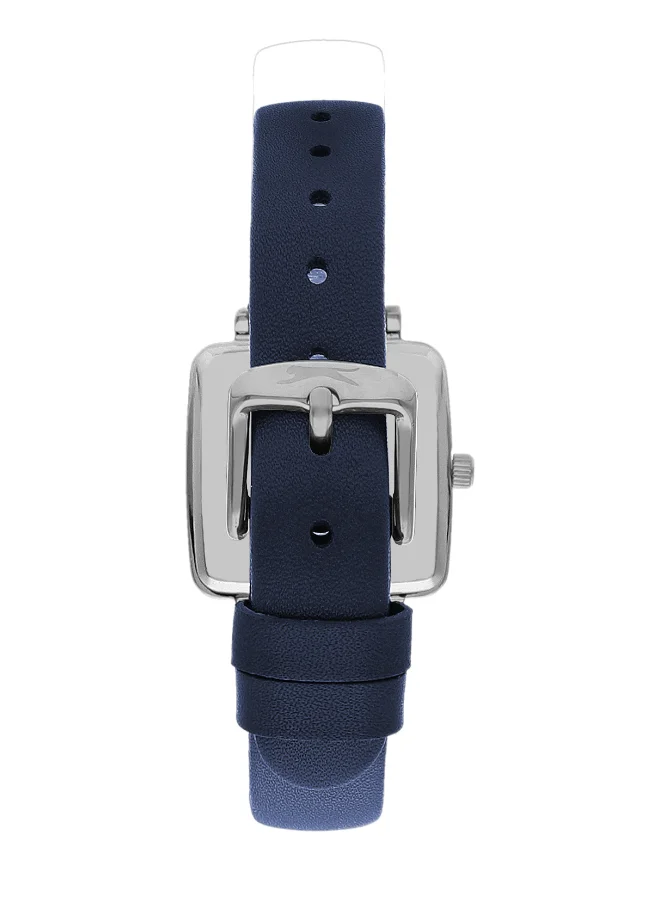 Slazenger SLAZENGER Women's Watch, Analog Display and Leather Strap - SL.9.2256.3.04, Blue