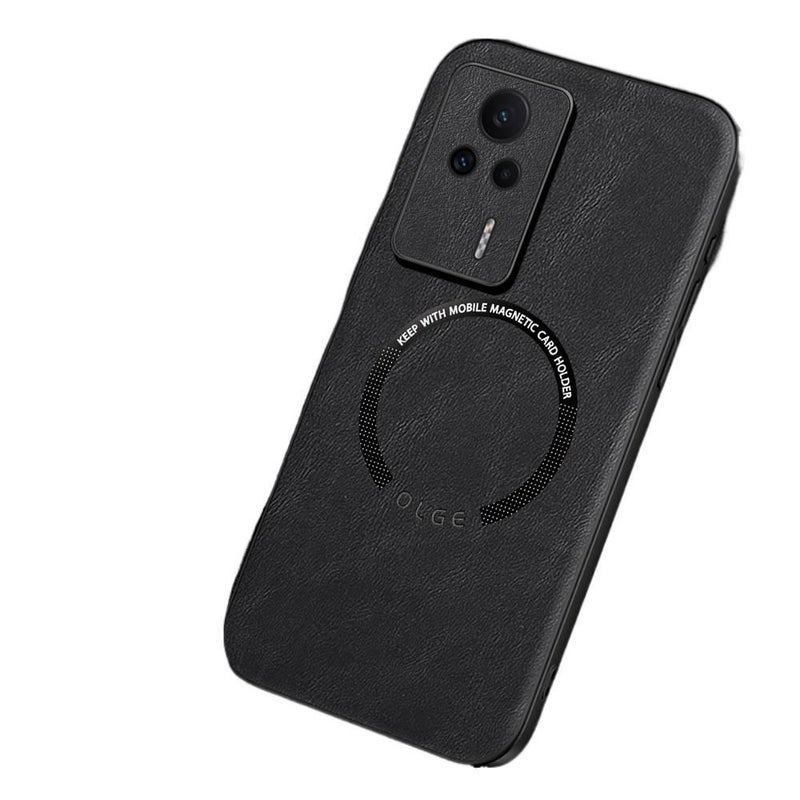 Leather Texture Protective Case for redmik60ultra/k60ultra/xiaomi13tpro/xiaomi13t with Shockproof and Drop Protection plus Shockproof plus Full Coverage in Mountain Green - Image 3