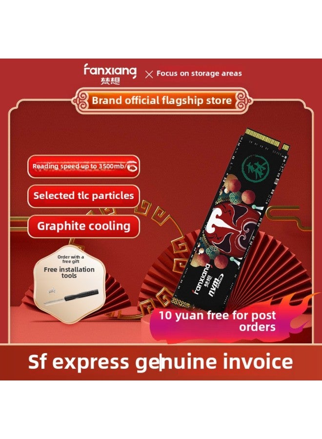 Explosions Portable S500Pro/S690/S790 Selected TLC Granules M.2 Interface SSD Solid State Drive-Capacity:Standard Model [with Screws + Screwdriver]-s500p-1tb 3500mb/s - Image 1