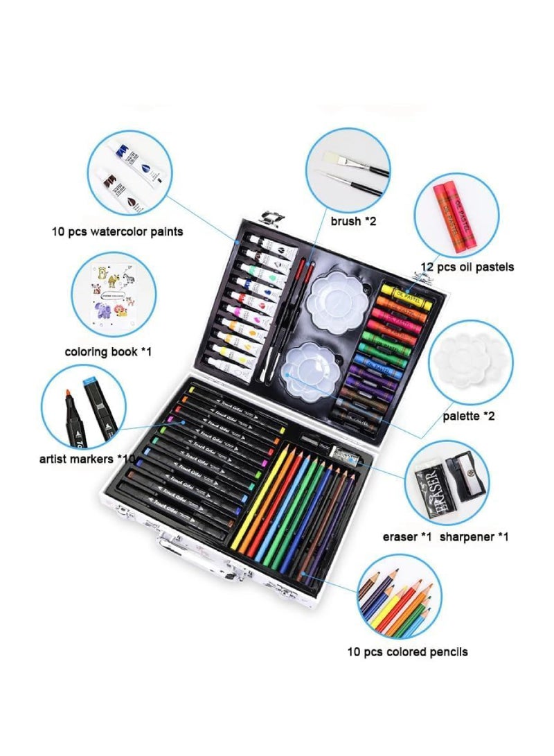 The all-in-one coloring and drawing bag! A stylish bag with an attractive cartoon animal design that contains all the tools your child needs to enjoy drawing and coloring anywhere. - Image 4