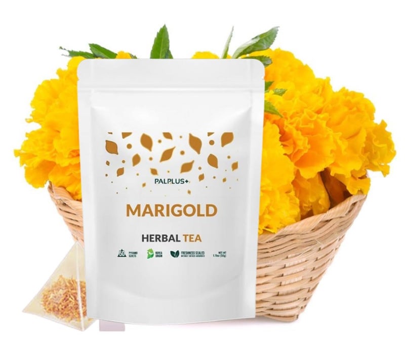 Organic Natural Pure Marigold Flower Tea Bag 50 Tea Bags Biodegradable PLA Tea Bag Filters