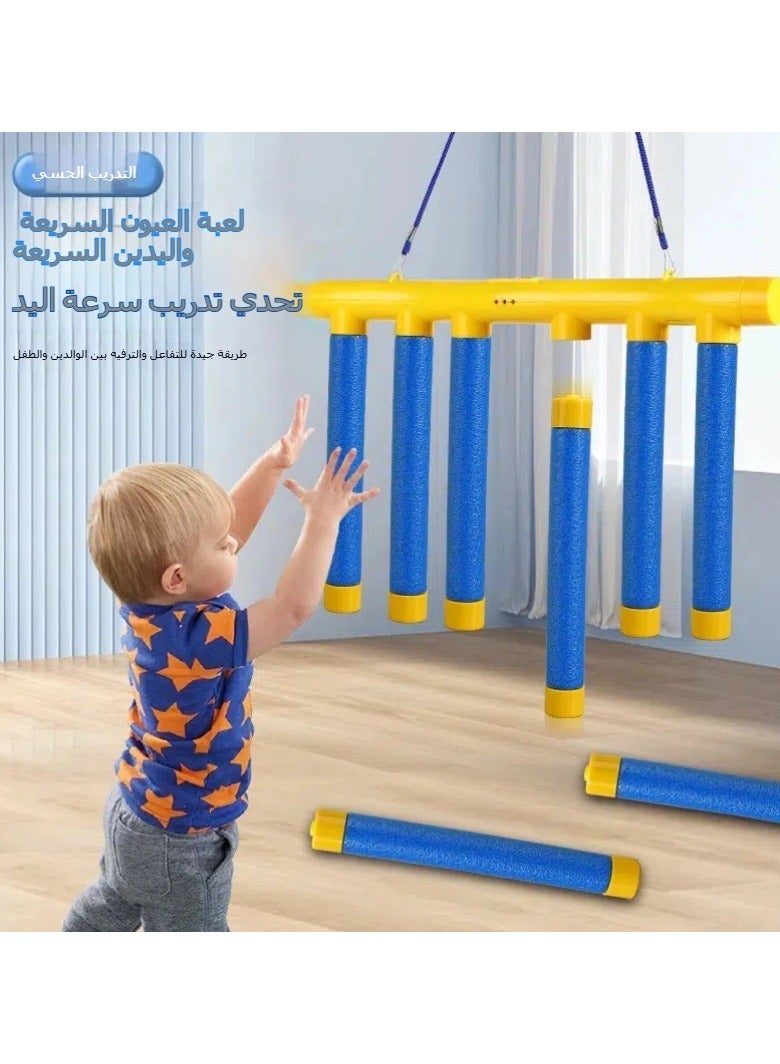 general Random fall reaction speed stick concentration sense training electric sports toy fast eye and hand grab stick machine - Image 1