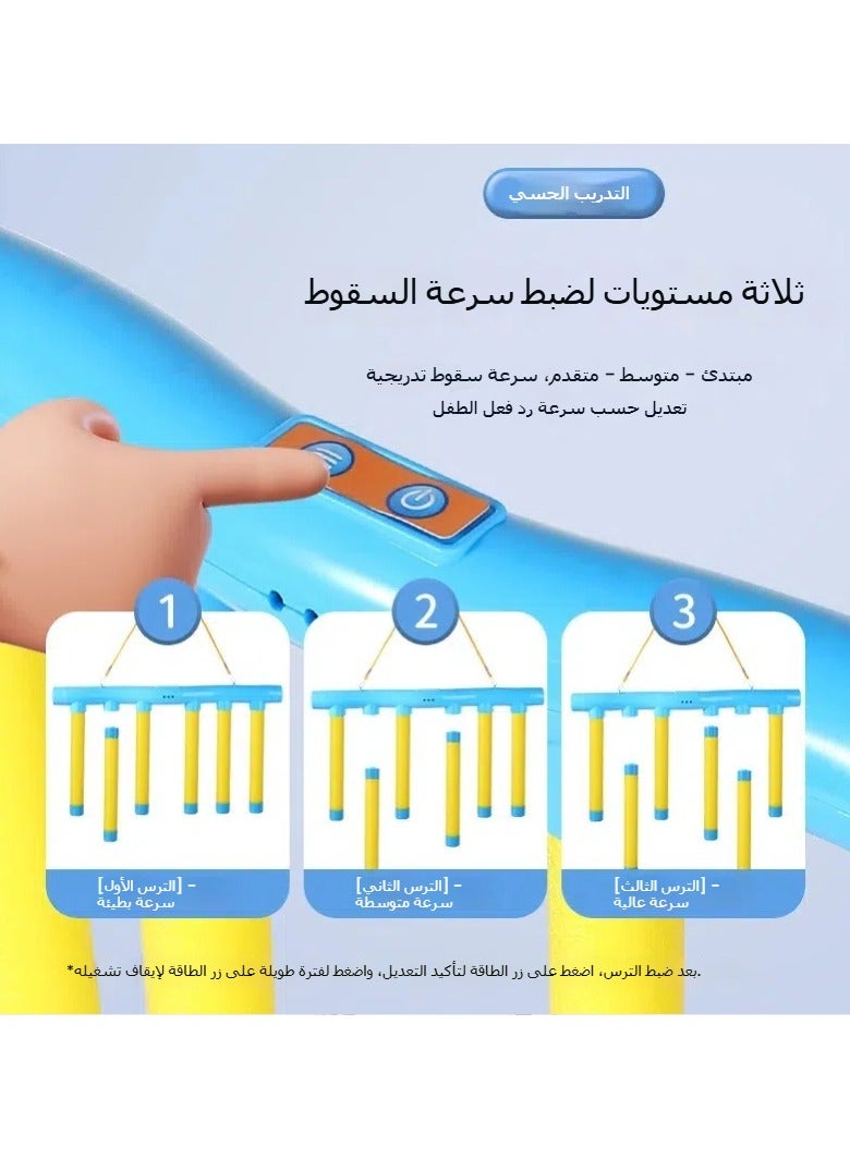 general Random fall reaction speed stick concentration sense training electric sports toy fast eye and hand grab stick machine - Image 3