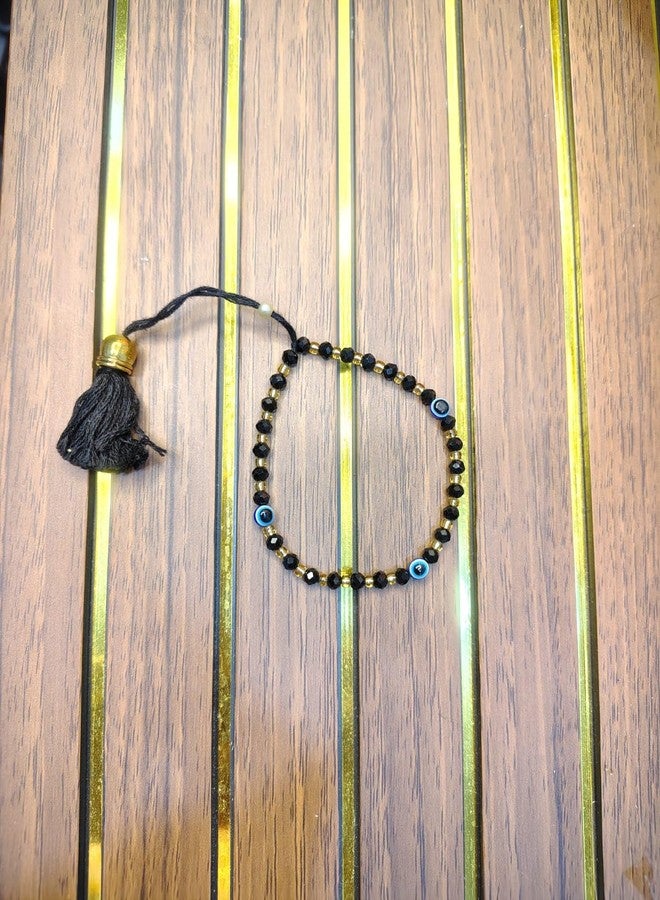 Koogly Evil Eye Black Thread Nazariya Bracelet Rakhi | Nazar Battu | For Girls (2) - Image 3