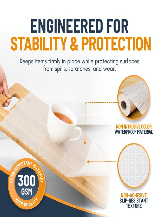 Linda's Essentials Non-Adhesive Kitchen Cabinet Drawer Liner (18" x 24") | Non-Slip Easy to Clean Kitchen Cabinet Liner, Waterproof Mat, Cabinet Liner | Roll - Image 3