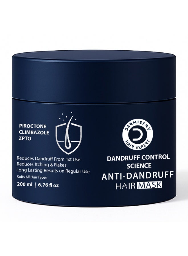 Dermistry Anti-Dandruff Hair Mask 200ml for All Hair Types - Image 1