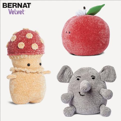 Bernat خيوط برنات بيبي فيلفيت بي بي أبيض ثلجي - عبوتان بوزن 300 جرام/10.5 أونصة - 100% بوليستر - #4 وزن متوسط - 492 ياردة - حياكة/كروشيه - Image 2