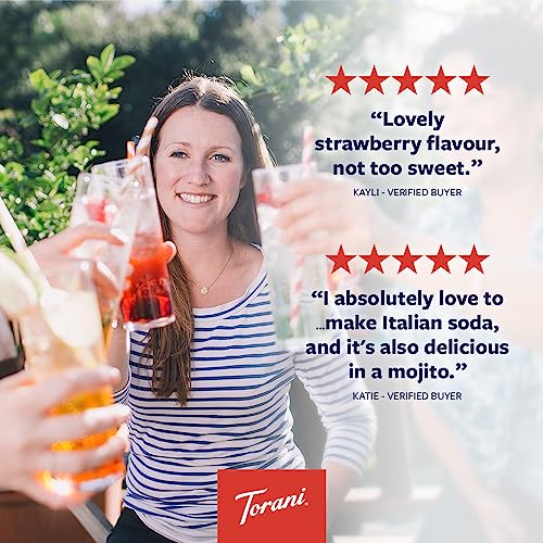 Torani Sugar Free Syrup Strawberry 254 Fl Oz Pack of 4 - Image 5