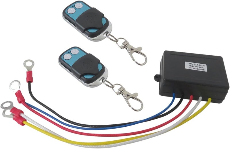 Waterproof Wireless Winch Remote Control Kit - 12V/24V Universal Handset Fit for Car, Fit for Champion: 20051, 20249, 30045.30145 - Image 5