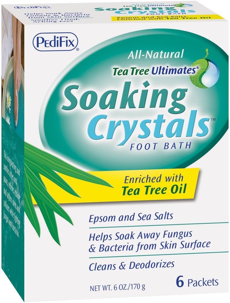 Pedifix Soaking Crystals Foot Bath - (6) 1 Oz. Packetsper Box