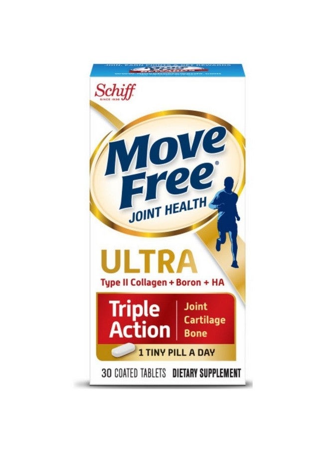 Move Free مكمل صحة المفاصل Move Free نوع II كولاجين، بورون وحمض الهيالورونيك، ثلاثي العمل الفائق، 1 حبة يومياً لتعزيز صحة المفاصل والغضاريف والعظام، 30 حبة - Image 1