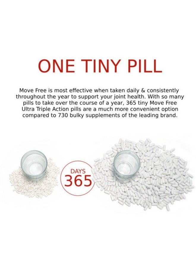 Move Free مكمل صحة المفاصل Move Free نوع II كولاجين، بورون وحمض الهيالورونيك، ثلاثي العمل الفائق، 1 حبة يومياً لتعزيز صحة المفاصل والغضاريف والعظام، 30 حبة - Image 4