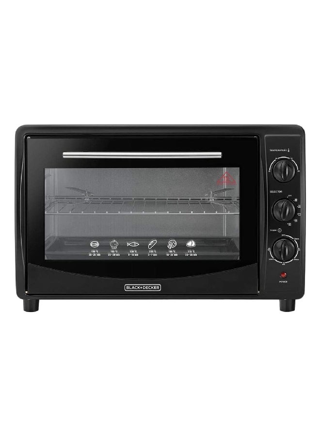 بلاك اند ديكر فرن توست مزدوج زجاجي 1800 واط أسود 45 لتر TRO45RDG-B5 أسود - Image 2
