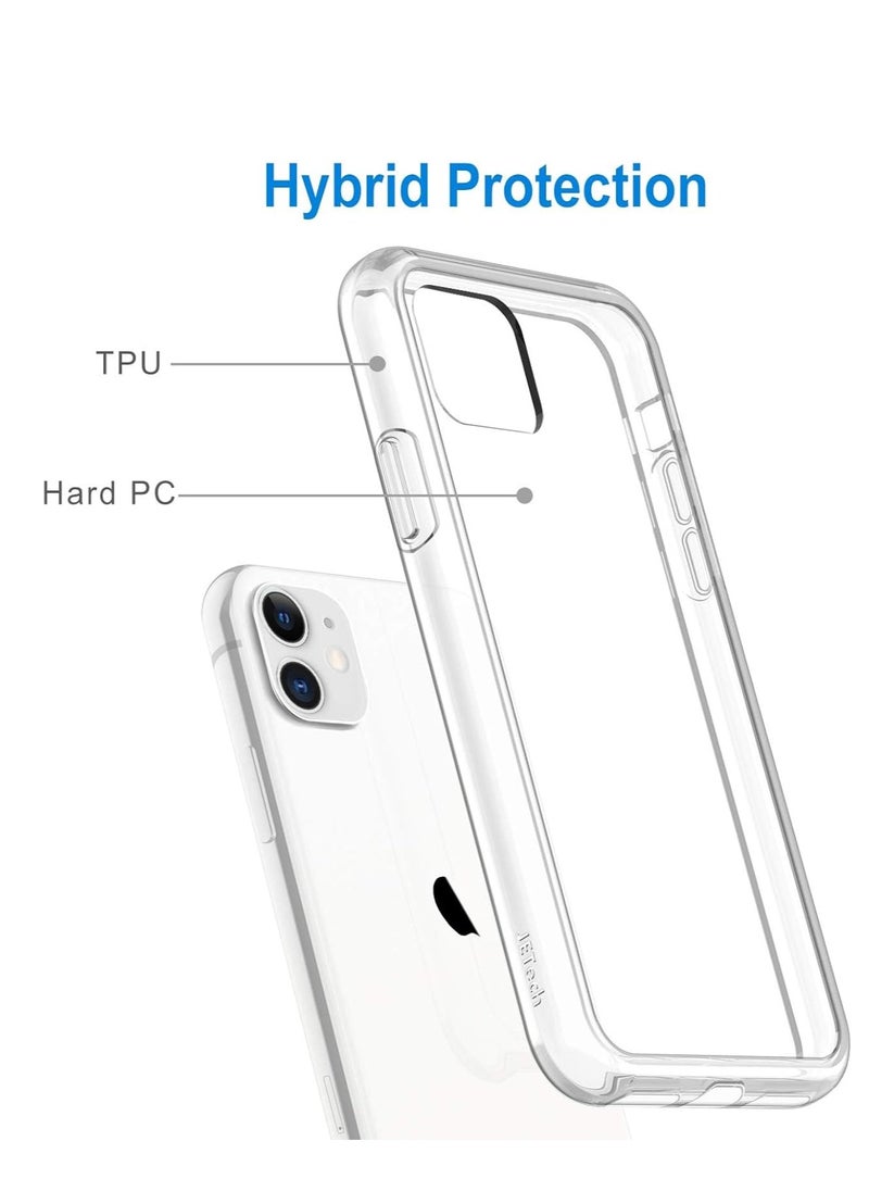 Generic JR Tech Shock Absorption Transparent Back Anti-Scratch Case for iPhone 13 for Apple Size 61, High Definition Color TPU  - Image 2