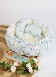 The Sparrow's nest mattress for children consists of 3 pieces with different prints