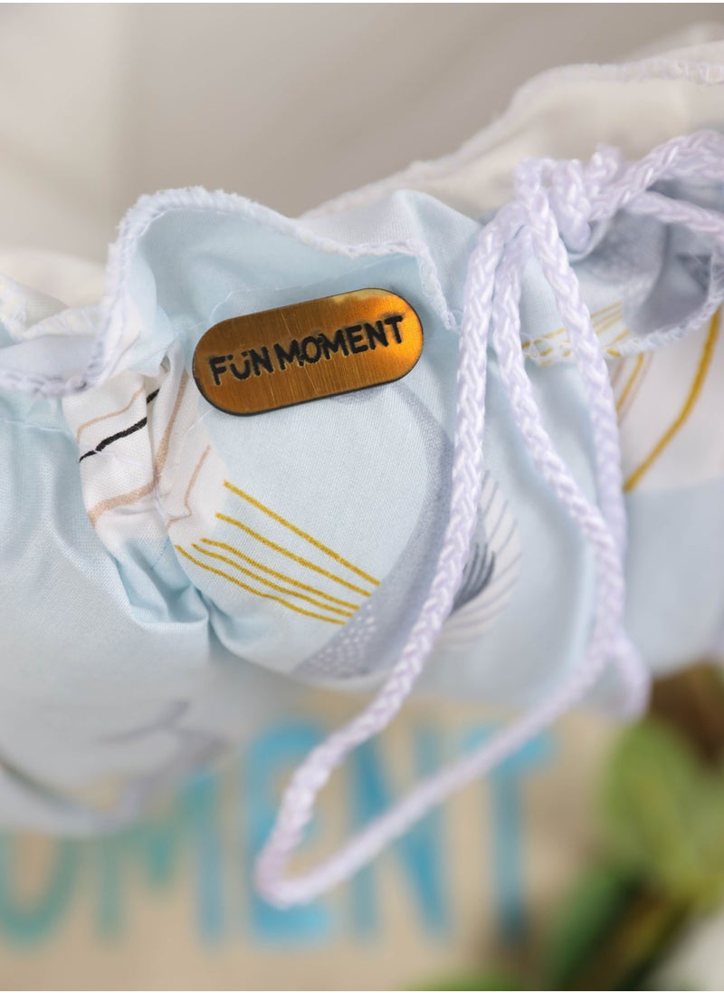 FUN MOMENT - The Sparrow's nest mattress for children consists of 3 pieces with different prints - Image 1