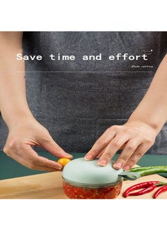 Bonita Manual Food Chopper Vegetable Cutter, Chopper Hand String Vegetable Chopper Onions Cutter for Vegetable Fruits Nuts Durable BPA Free Food Safe Material  - Image 3