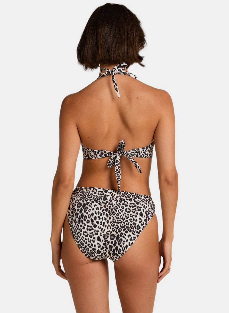 hunkemoller Rio Bikini Bottom Leopard - Image 3