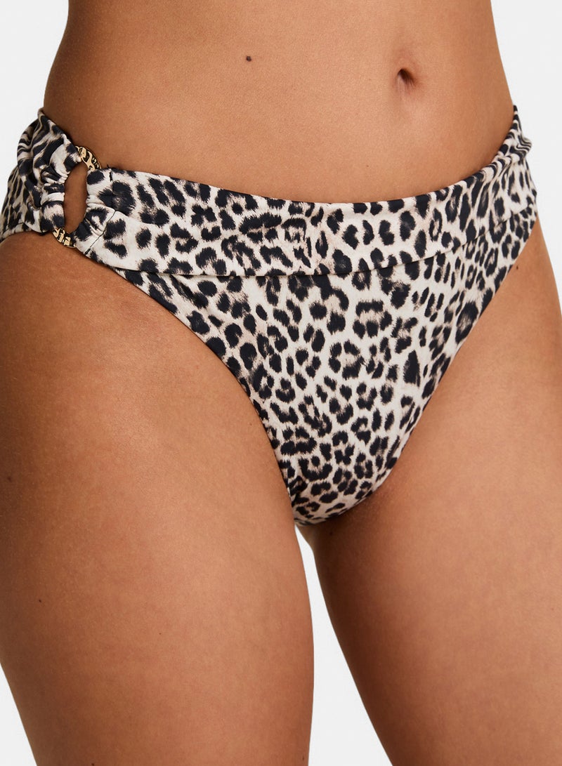 hunkemoller Rio Bikini Bottom Leopard - Image 2