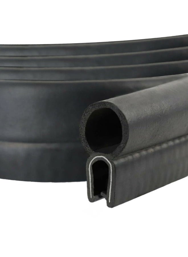 Tintvent Car Door Rubber Seal Strip with Top Bulb(26Ft), Automotive Weather Stripping Soundproofing Edge Guard Trim for Cars, Trucks, Boats, and Home Applications - Image 1