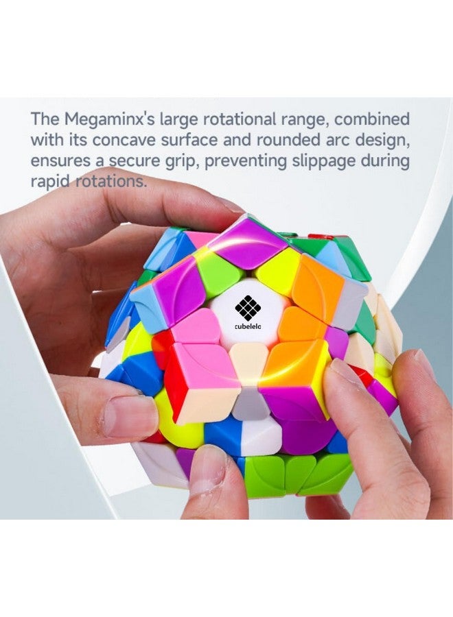 Cubelelo Drift Megaminx Speed Cube + Lube Combo | Stickerless High-Speed Megaminx Puzzle with Professional Lubrication | Ideal for Speedcubing Enthusiasts, Kids & Adults - Image 2