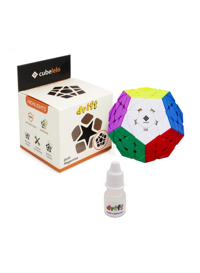 Cubelelo Drift Megaminx Speed Cube + Lube Combo | Stickerless High-Speed Megaminx Puzzle with Professional Lubrication | Ideal for Speedcubing Enthusiasts, Kids & Adults - Image 5