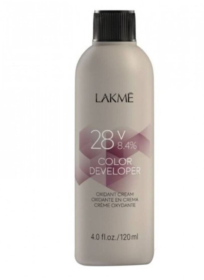 LAKME - Lakme Collage Hair Dye 8/17 Light Ash Blonde 60ml + Oxygen Lakme Hair Dye with Abyssinian Oil Formula 28v White 120ml - Image 1