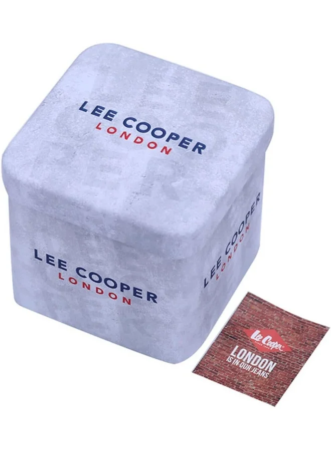 Lee Cooper Lee Cooper Men's Watch, Multi Function Display and Metal Strap - LC08045.350, Silver