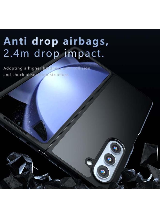 اس-توب جراب لهاتف Samsung Galaxy Z Fold4 Armor Big Pore PC Hybrid TPU - Image 3