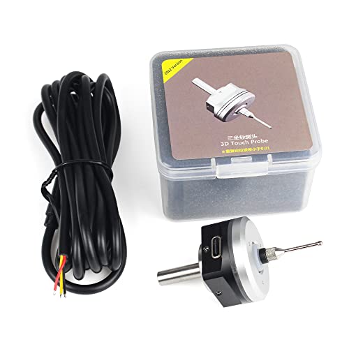 CNCTOPBAOS 3D Touch Probe Edge Finder to Find Desktop Center,V5 NPN NO 3D Edge Finder with Tip,Waterproof Anti-roll CNC Router Probe 6mm Handle Compatible with Mach3 GRBL CNC Milling Machine - Image 1