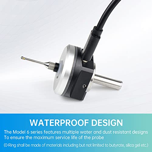 CNCTOPBAOS 3D Touch Probe Edge Finder to Find Desktop Center,V5 NPN NO 3D Edge Finder with Tip,Waterproof Anti-roll CNC Router Probe 6mm Handle Compatible with Mach3 GRBL CNC Milling Machine - Image 3
