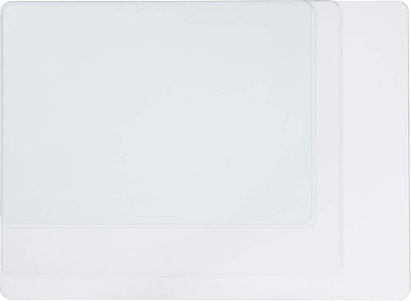 Lorell Tempered Glass Chairmat, 46" Width x 36" Depth x 0.25" Thickness, Clear, 1 Each - Image 2