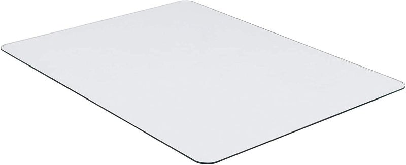Lorell Tempered Glass Chairmat, 46" Width x 36" Depth x 0.25" Thickness, Clear, 1 Each - Image 4