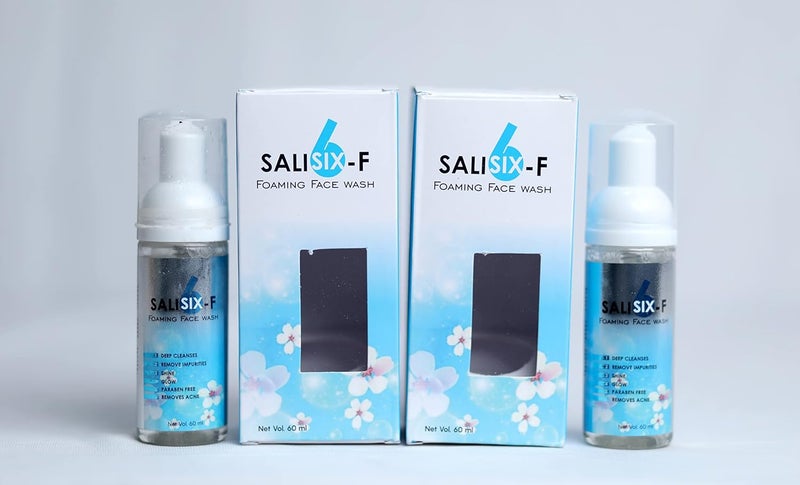 Will Impex Salisix F Foaming Face Wash 60ml x Pack of 2 - Image 1