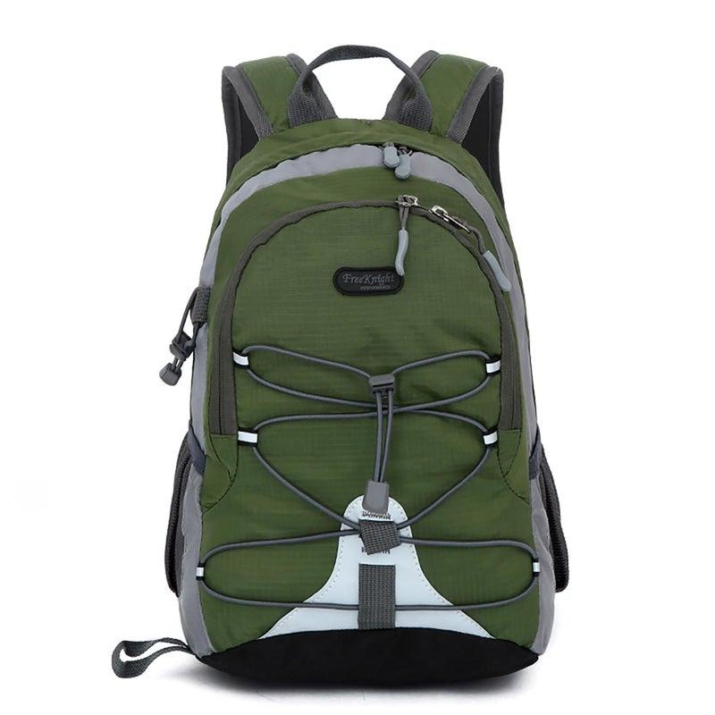 Bseash 10L Small Hiking Backpack for Kids Ages 3-6 Girls Boys Under 4 feet, Mini Waterproof Outdoor Sport Travel Camping Daypack (Army Green) - Image 3