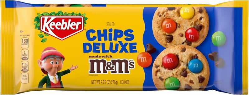 Keebler بسكويت كيبلر تشيبس ديلوكس مع M&Ms - 9.75 أونصة - Image 1