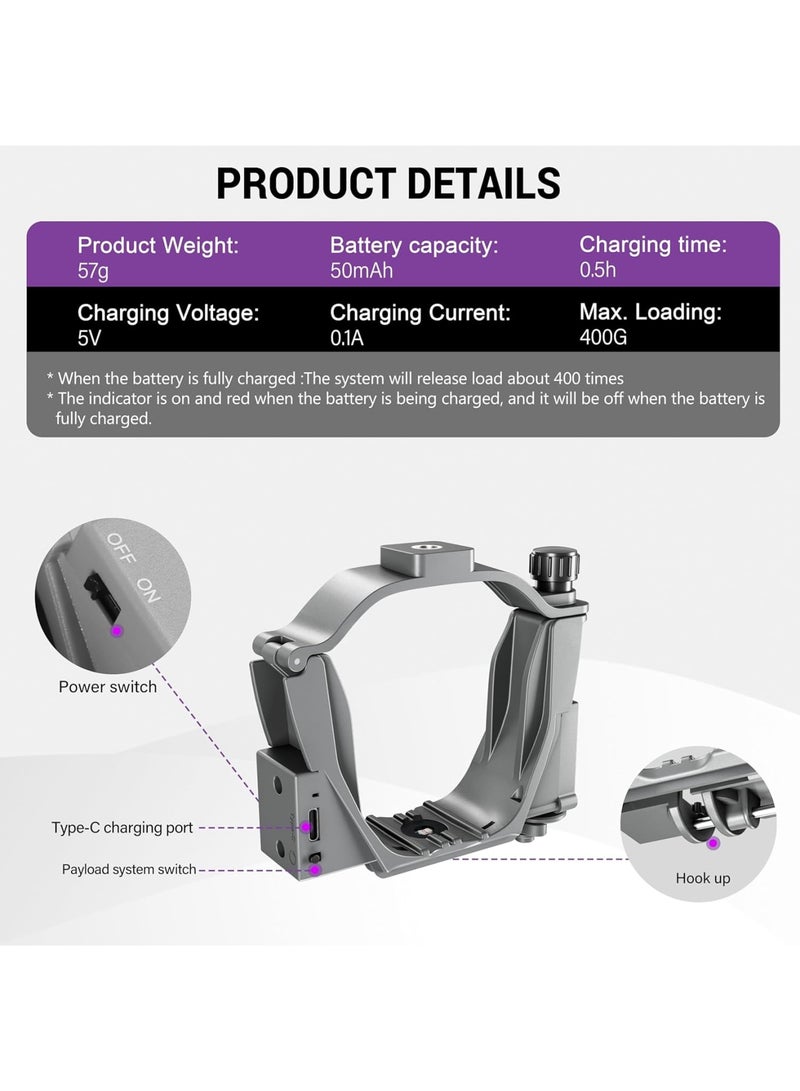 SYOSI Air 3 Airdrop System - Transport Delivery Release, Drone Thrower Airdrop Dropping System for DJI Air 3 Accessories. Drop Devices for Enhanced Performance  - Image 5