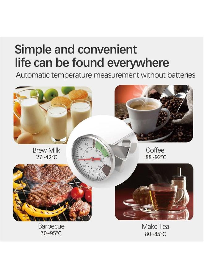 HOMESTAR Milk Thermometer Portable Food Baking with Probe For Coffee and Milk - Image 3