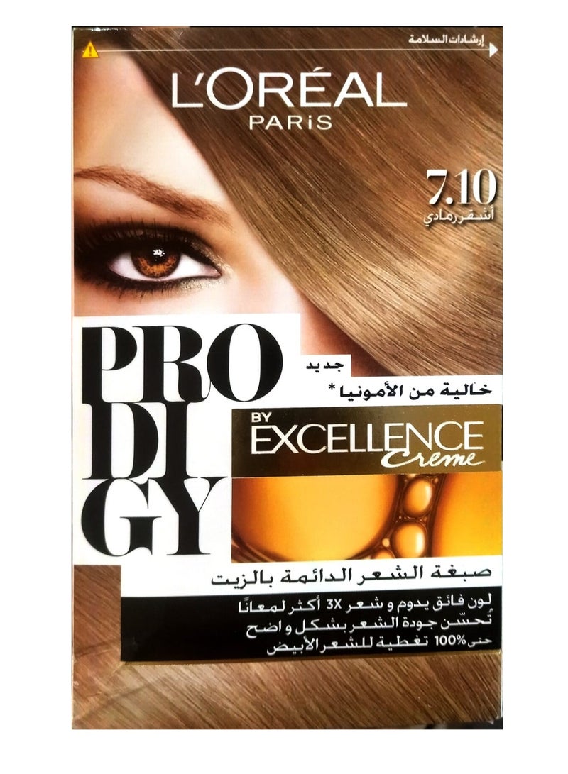 L'OREAL PARIS PRODIGY 7.10 SILVER ASH BLONDE - Image 1