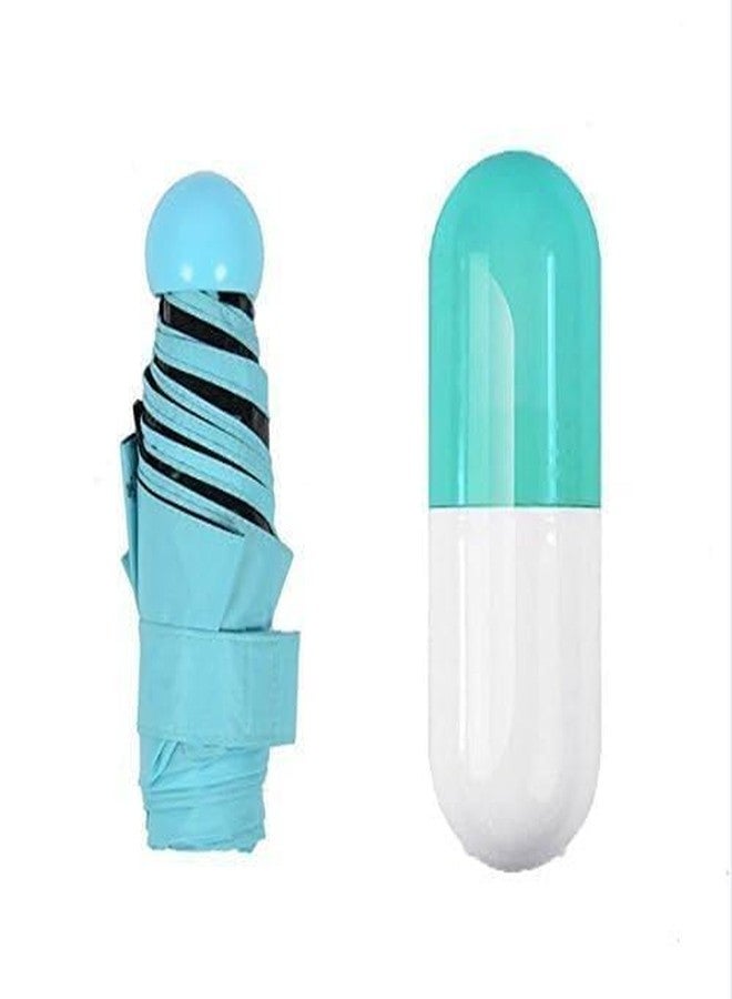 ROMILAS Capsule Umbrella (Blue, Pack of - 1) - Image 1