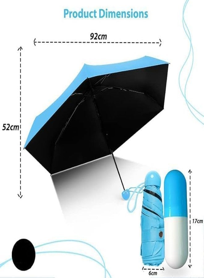 ROMILAS Capsule Umbrella (Blue, Pack of - 1) - Image 2