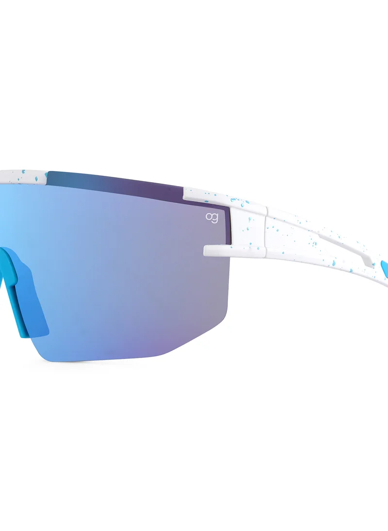 Woggles Uv-Protected White Sports Sunglasses