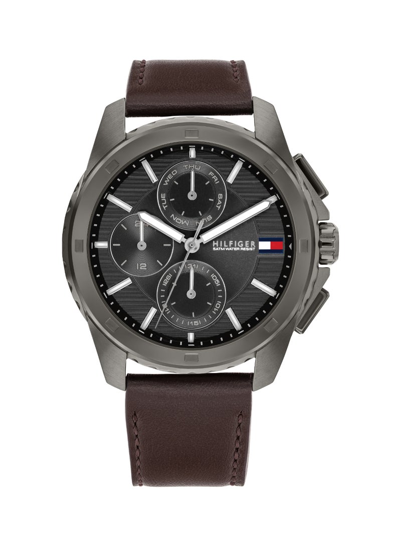 TOMMY HILFIGER Round Analog Men's Grey Case Watch - 1710623 - Image 1