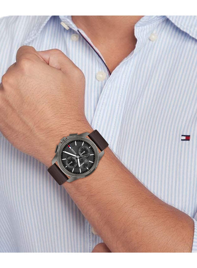 TOMMY HILFIGER Round Analog Men's Grey Case Watch - 1710623 - Image 4